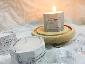 De gran tamaño home premium mármol titular de la vela tarros para la boda - Product Image 5