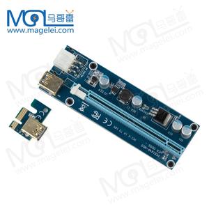 VER 009S Carte d'interface d'alimentation pour riser Riser PCI-E à 6 broches PCIe de 1 à 16x pour processeur <span class=keywords><strong>graphique</strong></span> - Product Image 2