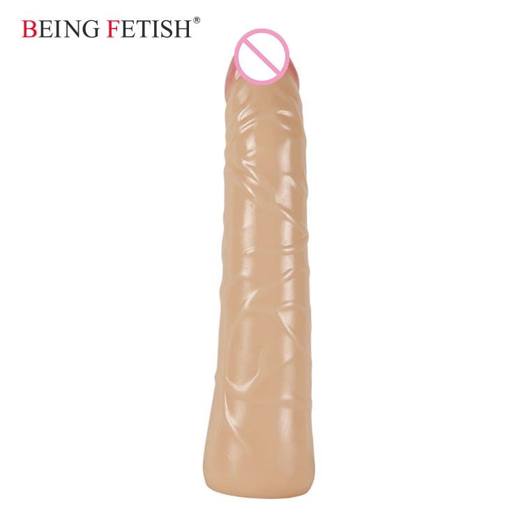 8 "Réaliste Phtalates Livraison Harnais Compatible Corps de Sécurité PVC Gode