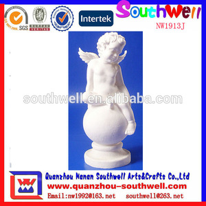 venta caliente de diseño personalizado <span class=keywords><strong>la</strong></span> artesanía del polyresin angel querubín y estatuas religiosas - Product Image 1