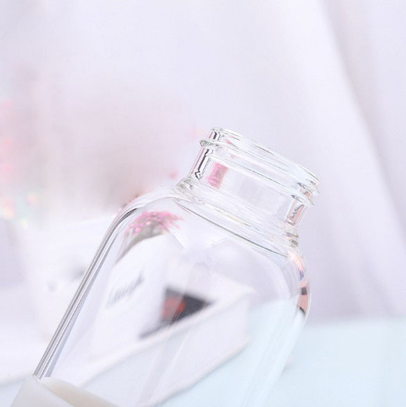 500ML LFGB Borosilicate Drinking Glass Water Bottle Outdoor Portable Glass Water Bottle