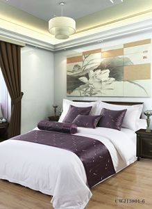 ที่กำหนดเองที่ทันสมัยโรงแรมวิ่งเตียงเบาะปก - Product Image 3