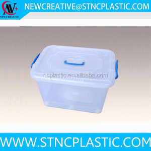 <strong>clear</strong> plastic large handle storage container for <strong>home</strong> use - Product Image 3