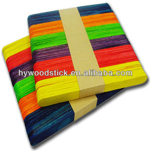 Bâtonnets de crème glacée jetables naturelles, inachevé, bricolage, pièces - Product Image 4