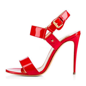 WETKISS OEM Large Size 15 Trendy Lady Schuhe Latex Fetisch High Heel Sandalen Rote Sexy Füße Sandalen Damen Sommers andalen 2019 - Product Image 2