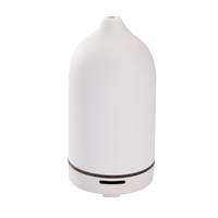 Diffuseur d'huiles essentielles ultrasonique en céramique électrique Aroma, noir, céramique