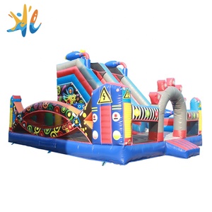 Precio de fábrica inflable gigante combo robot diapositiva con saltar casa patio al aire libre gorila en venta - Product Image 2