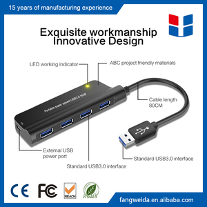 Alibaba al por mayor de la novedad 3.0 <span class=keywords><strong>hub</strong></span> de 4 puertos usb para el ordenador portátil y el teléfono móvil - Product Image 4