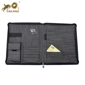 Tùy Chỉnh <span class=keywords><strong>A4</strong></span> A5 B5 Bông <span class=keywords><strong>Nylon</strong></span> Zipper Danh Mục Đầu Tư Thư Mục Tập Tin Với Túi Điện Thoại - Product Image 5