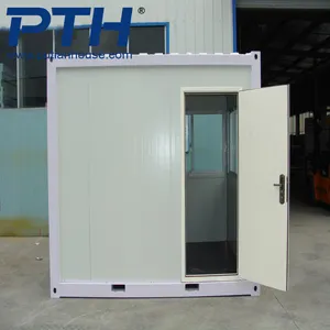 China Easy assembly cabin 10ft Container House for toilet, kiosk, guard house, booth