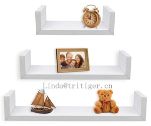 الجملة الرخيصة مجموعة العتيقة الأسود العائمة مكعب جدار جبل خشبي رف دش - Product Image 3