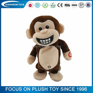 Eléctrica 15 cm cantando peluche al por mayor caminar mono de peluche de juguete - Product Image 4