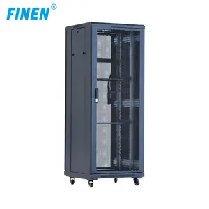 Armoire de rack de serveur 19 "données supports avec PDU Étagère Ventilateurs et gestionnaire de câbles pour le câblage d'entrée