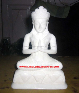 Statue de Parvati en marbre - Product Image 1