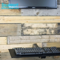 VESA 100x100mm plateau de clavier support de bricolage accessoire d'ordinateur de travail support de clavier personnalisable avec trou de montage