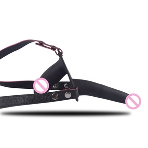 Dubbele <span class=keywords><strong>Dildo</strong></span> Broek Elastische Harness Strap-On Voor Vrouw Riem Op <span class=keywords><strong>Penis</strong></span> - Product Image 2
