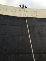 Einziehbare Kabeltrommel für schwimmende Tanks