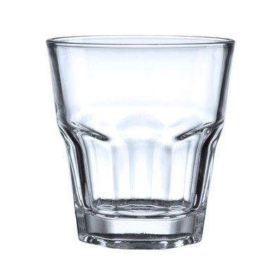 250mL Personalized logo round bottom whisky glass circle top whisky glass cup
