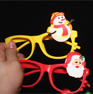 Occhiali <span class=keywords><strong>LED</strong></span> Lampeggianti Natalizi, Occhiali Luminosi, Giocattoli Luminosi, Regalo per Bambini, Forniture per Feste di Natale e Compleanno - Product Image 3