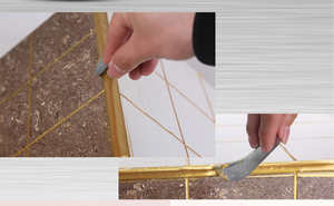 Kit d'outils de nettoyage pour joints en acier, en céramique et en carrelage, adhésif pour joints, pistolet à calfeutrer, outil de finition pour enlever le calfeutrage - Product Image 6