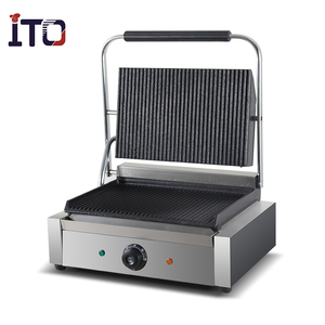 Plancha Eléctrica para Sándwiches, Parrilla de Contacto, Parrilla para Paninis con Certificación CE ASQ 811 - Product Image 2