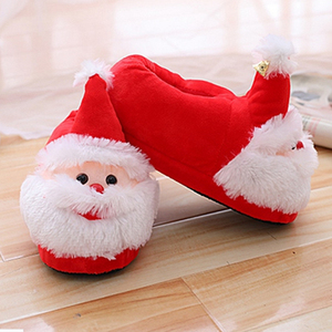 Best Seller INS scarpe a pantofola di babbo natale pantofole <span class=keywords><strong>rosse</strong></span> di natale per uomo <span class=keywords><strong>donna</strong></span> - Product Image 4