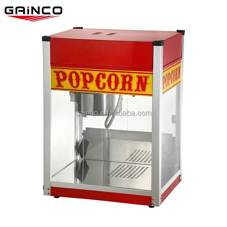 Commerciële china grote gouden medaille popcornmachine