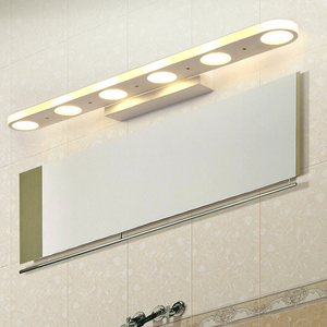 <span class=keywords><strong>Miroir</strong></span> de salle de bain mural avec éclairage <span class=keywords><strong>LED</strong></span> IP44, éclairage blanc chaud pour toilettes et lavabo - Product Image 5