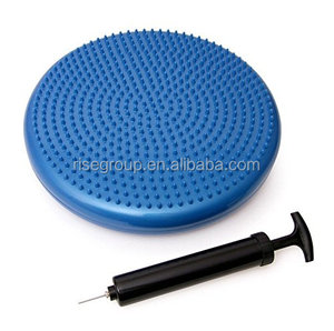 Almofada wobble do disco da estabilidade do ar do equilíbrio de massagem do pvc - Product Image 3