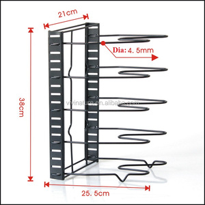Ripiano in acciaio per casa regolabile in altezza - Product Image 6