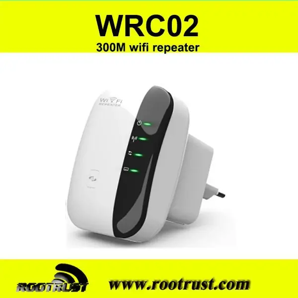 Wireless N Wifi Repeater 802.11N/B/G Network Router Range 300Mbps信号Antennasブースター無線lanリピータ220v