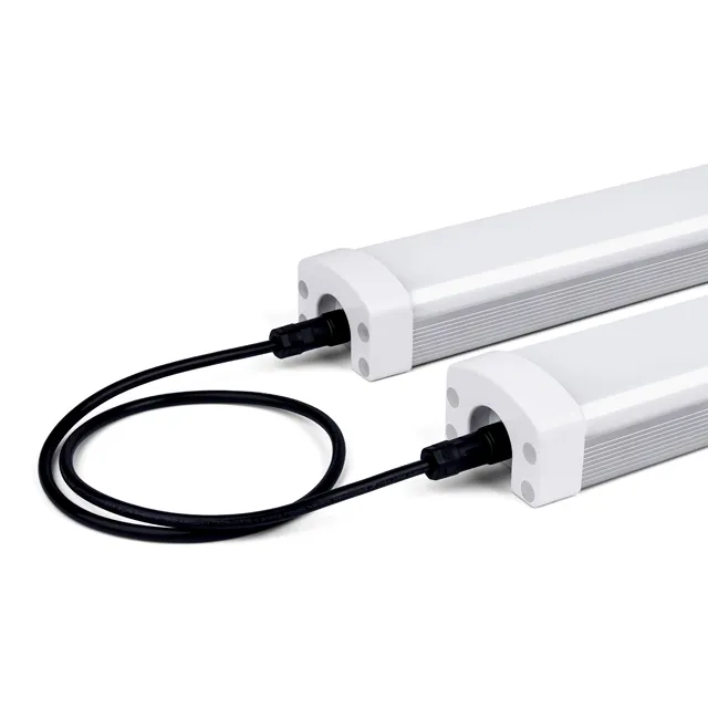 ETL asma alüminyum ip65 2ft 30w 40w 60w 120w su geçirmez lineer batten tri geçirmez lamba led tri-proof aydınlatma