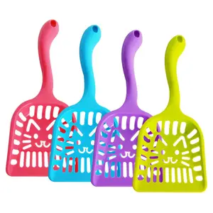 Pet Supplies Dog Puppy Cat Kitten Plastic Cleaning Tool Scoop Poop Shovel Waste Tray For Pet Products Supplies