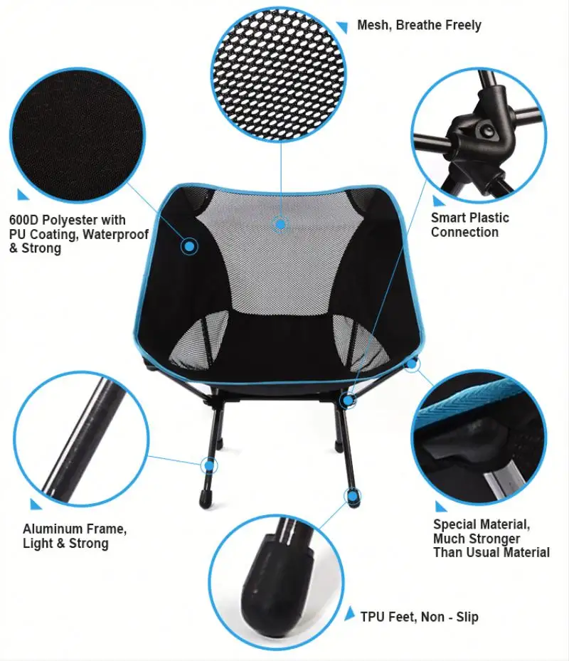सभी मौसम प्रदर्शन अनुकूलित helinox डेरा डाले हुए कुर्सी