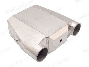 Nuevo Anuncio Universal <span class=keywords><strong>De</strong></span> Aluminio <span class=keywords><strong>de</strong></span> 13.5 ''x 11.5'' x 4.5 ''Bar y Placa Frontal Montaje Agua Al Aire Intercooler - Product Image 2