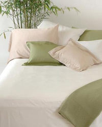 Cariloha منتجع الخيزران ورقة 4 قطعة غطاء سرير مجموعة حاف مجموعة غطاء - Product Image 4