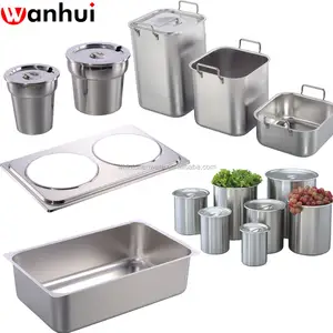 Khác Nhau Thép Không Gỉ Súp Bain Marie & Phụ Kiện Cho Nhà Hàng