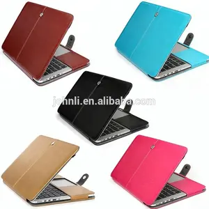 2018 PU Deri Koruyucu Kapak Hava Retina Pro Deri Laptop Case Apple Macbook