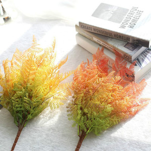 Bouquet de feuilles péruviennes artificielles en soie, <span class=keywords><strong>feuillage</strong></span> de feuilles, pour décor de jardin, mur de plante de maison - Product Image 4