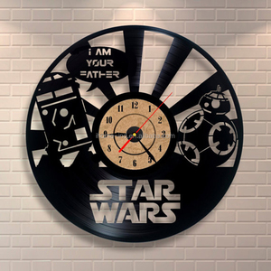 Petites idées de fabrication horloge record disque vinyle horloge murale Fer Homme thème pour <span class=keywords><strong>le</strong></span> cadeau - Product Image 4