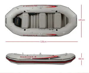 热卖Intex 68376专业系列水手4套充气筏PVC渔船