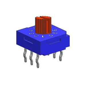 BCD (complementaria) 3,0mm código binario interruptor giratorio