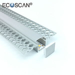 Ecoscan Personnalisé 12.5mm <span class=keywords><strong>alu</strong></span> <span class=keywords><strong>noir</strong></span> en aluminium <span class=keywords><strong>u</strong></span> profil pour led bande - Product Image 3