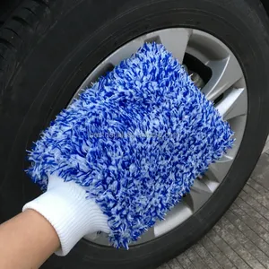 New China Wholesale Auto Detailing Car Wash Products Cleaning Glove Premium Microfiber Car Wash Mitt