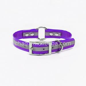 Collar de Perro de PVC TPU Reflectante de Nuevo Diseño Cómodo, Ajustable y Personalizable, Accesorio de Caza para Mascotas con Anillo Central en O - Product Image 2