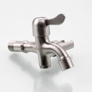 Robinet <span class=keywords><strong>de</strong></span> machine à laver multifonction avec pulvérisateur et ensemble <span class=keywords><strong>de</strong></span> bidet, en acier inoxydable 304, finition brossée, <span class=keywords><strong>type</strong></span> classique, robinet mural - Product Image 5