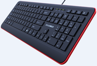 Produsen Layanan OEM Profesional Baru Menyediakan Keyboard USB Nirkabel 2.4G 106 Tombol Cokelat Tahan Tumpahan Bagus
