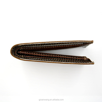 Dompet Pria Senwang Desain Fashion, RFID, Ritsleting, Kancing, Motif Karakter, Panjang Pendek, Kulit Berlapis Lilin