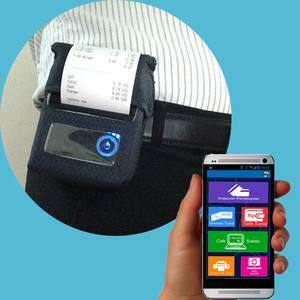 ER-58A Android JAVA Win10สนับสนุน58มิลลิเมตรไร้สายมินิมือถือความร้อนแบบพกพามือถือฟันสีฟ้าเครื่องพิมพ์ใบเสร็จ - Product Image 1