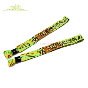 2025 China Wholesale Free Sample <strong>Woven</strong> <strong>Wristband</strong> Custom Ecological Fabric Festival <strong>Wristband</strong> - Product Image 5